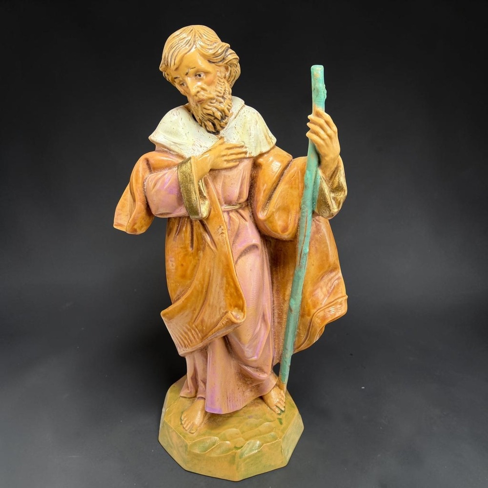 Fontanini Simonetti Depose Italy 1991 Nativity Figurine Shepherd Staff 4.5inch